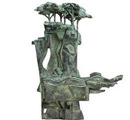 Afrikaans Landschap met Rivier